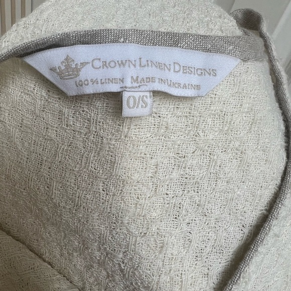 Crown Linen Designs Textured Lagenlook Long Tunic Dress - Picture 16 of 16